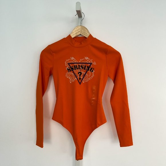 Gue88 Rising Bodysuit in Orange + Autographed Poster - Picture 2 of 3